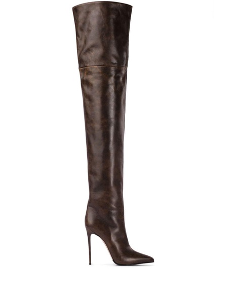 Eva 120mm thigh-high leather boots