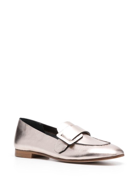 patent-finish calf-leather loafers