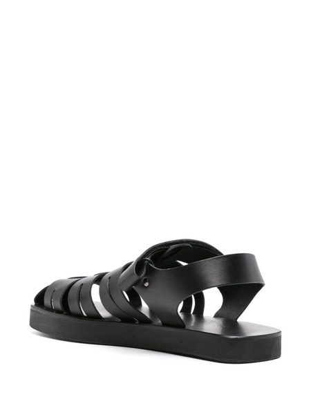 Tilemachos flat leather sandals