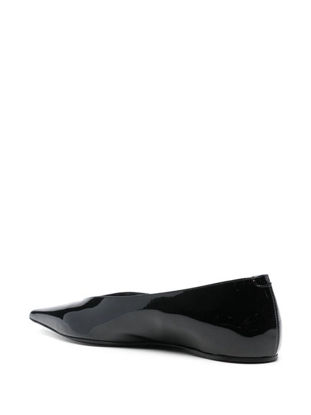 The Patent Asymmetric ballerina shoes