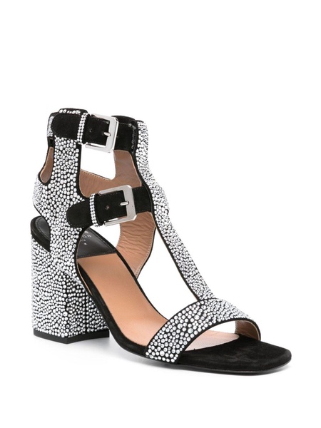 Sandra 90mm crystal-embellished sandals