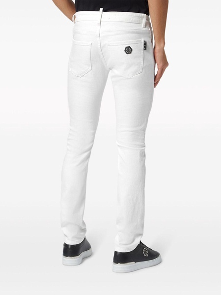 low-rise skinny jeans