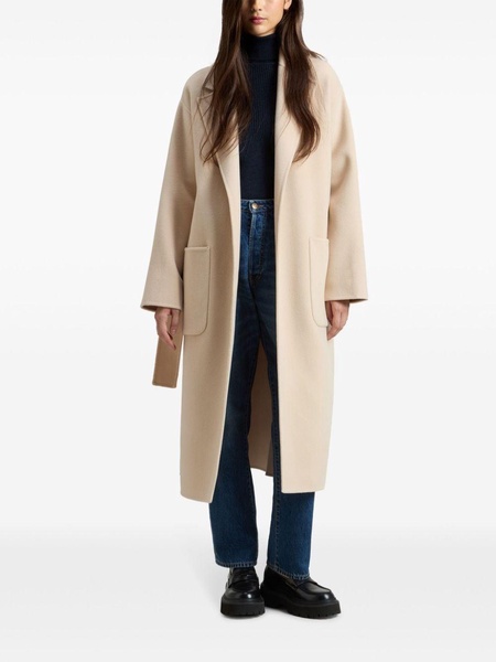 belted wool coat 