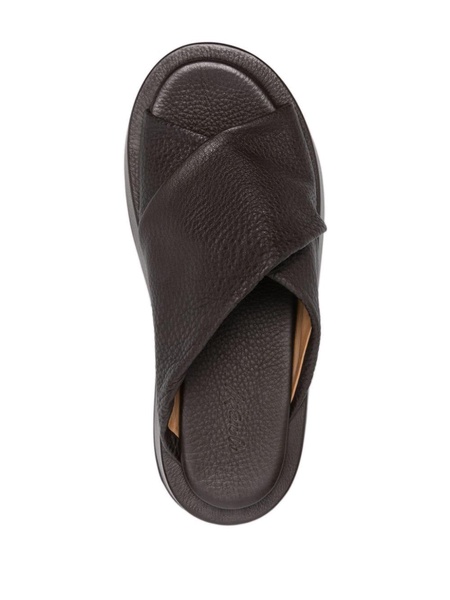 Piattaforma 50mm leather sandals