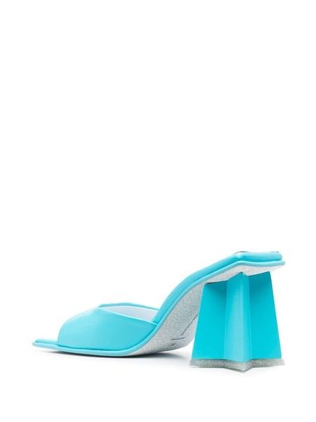 square-toe block-heel sandals