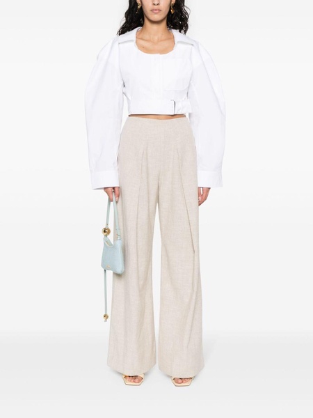 Pompori wide-leg trousers