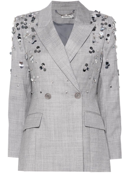 sequinned blazer