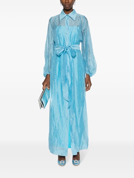 Lobelia organza shirt dress