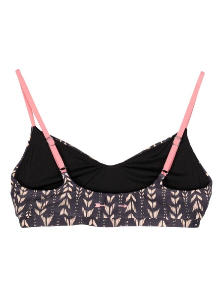 arrow-print sports bra