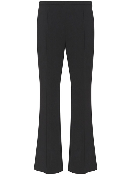 Bi-Stretch Crepe Flared Pants