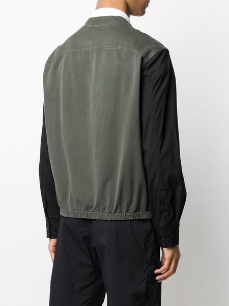 contrast pocket bomber jacket