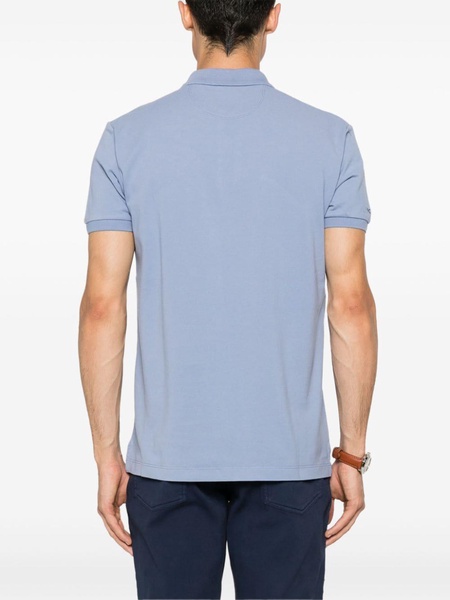 short-sleeve cotton polo shirt