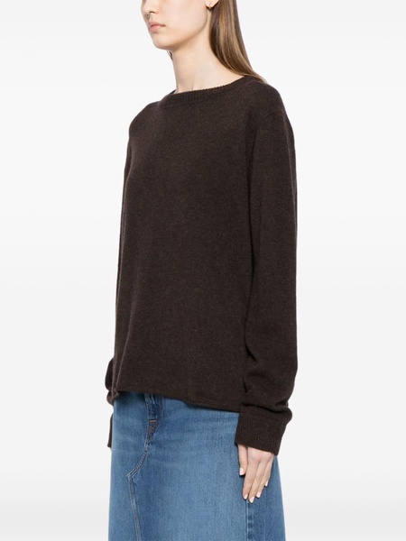 crew-neck long-sleeve jumper