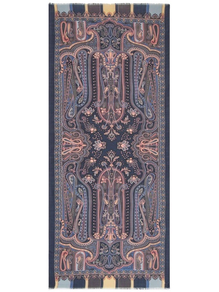 paisley-print scarf