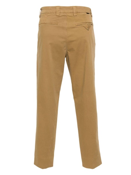 mid-rise chino trousers