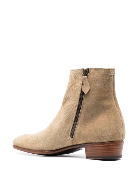 almond-toe ankle boots 