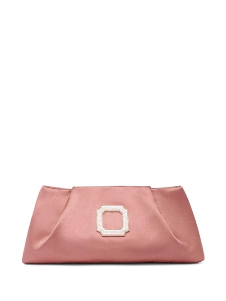 Vittoria satin clutch bag