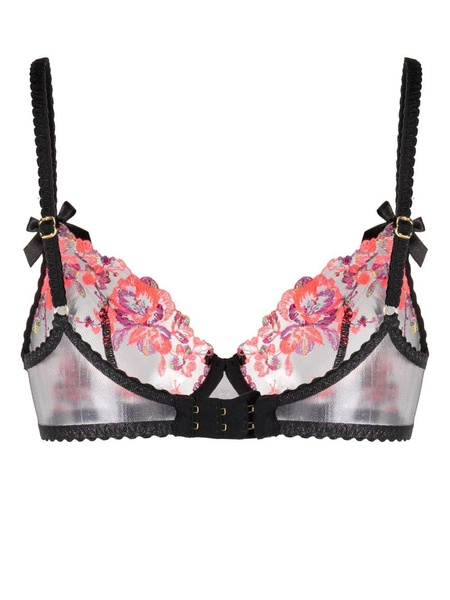 Lexx floral-embroidered underwire bra