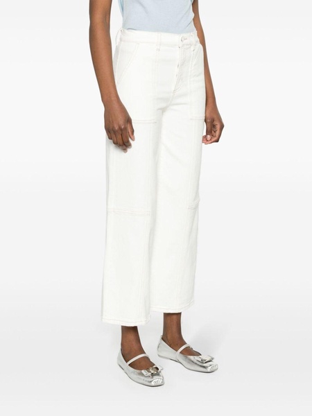 Getty mid-rise cropped jeans