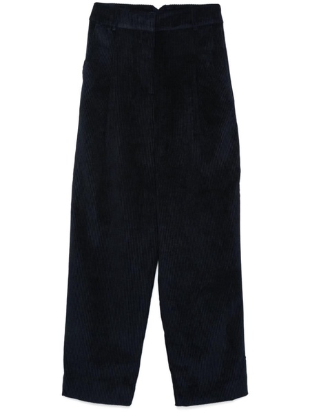 corduroy tapered trousers