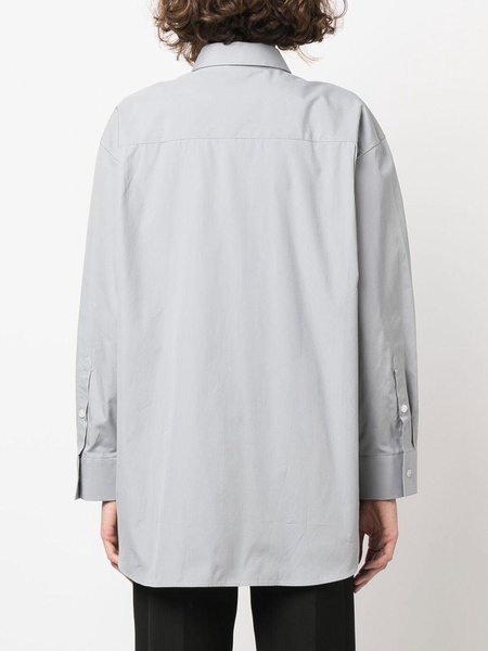 long-sleeve straight shirt