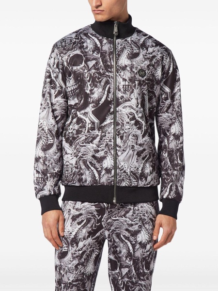 Dragon Skull-print tracksuit (set of two)