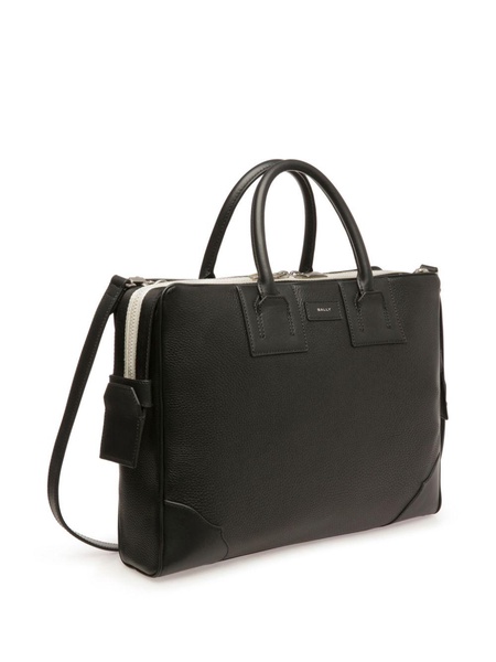 Bord grained-leather briefcase