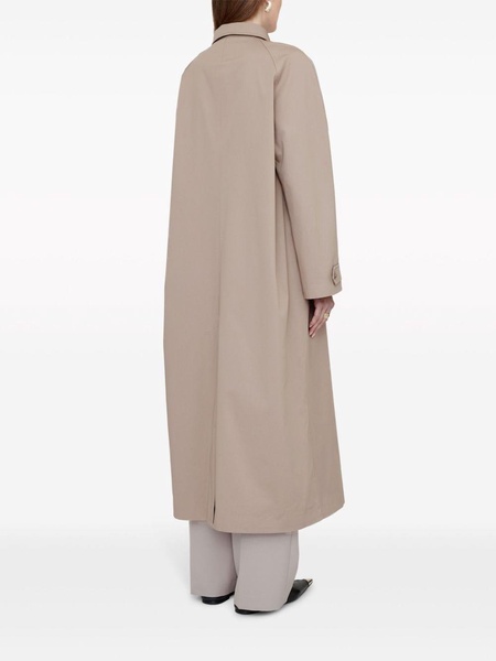 Randy classic-collar trench coat