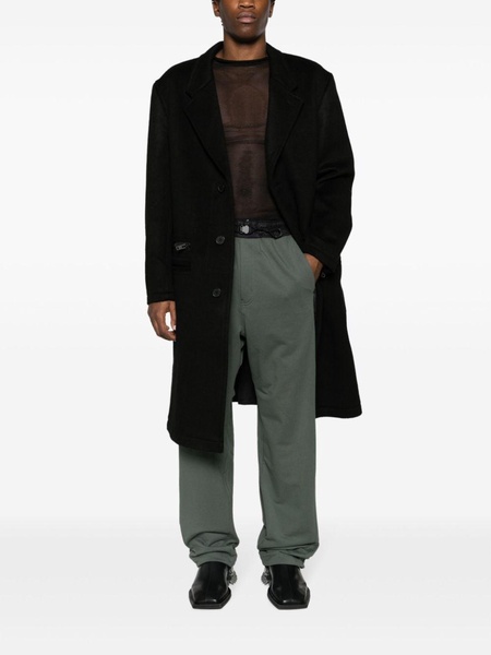 x Adidas tailored single-breasted coat