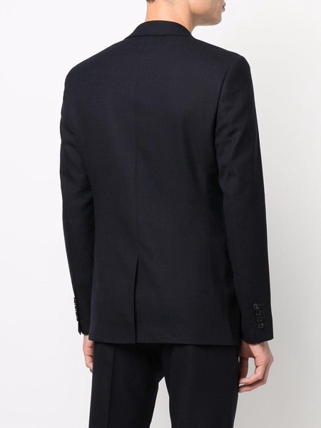 single-breasted wool suit jacket 