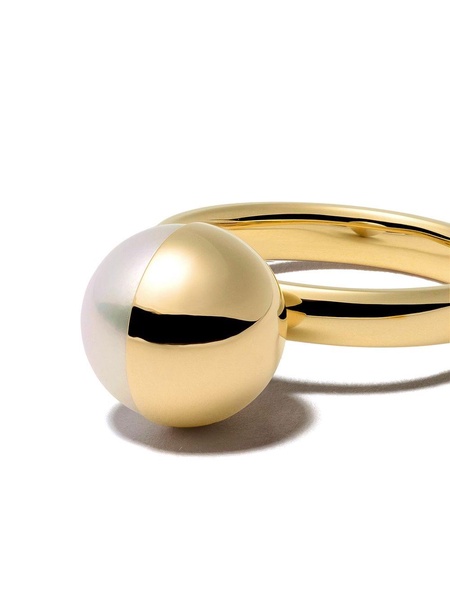 18kt yellow gold M/G TASAKI Arlequin ring