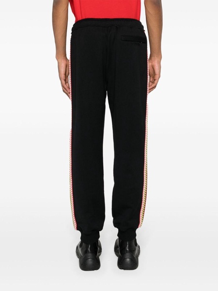 striped track pants