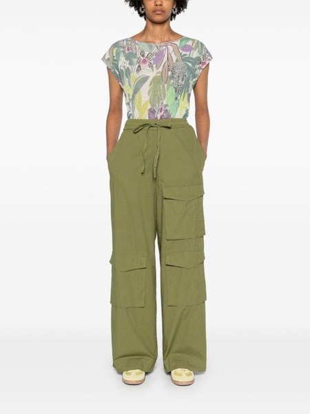 Fopy wide-leg cargo trousers