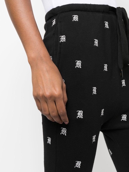 logo-embroidered track pants 