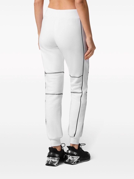 tapered jersey track pants