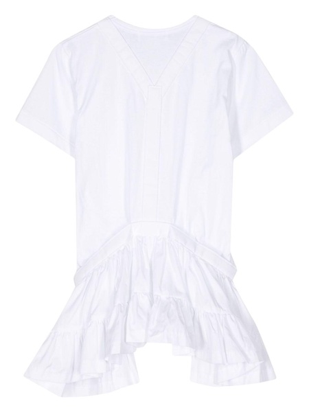 belted cotton T-shirt