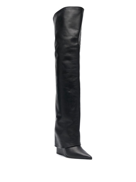 foldover-top knee-length 125mm boots