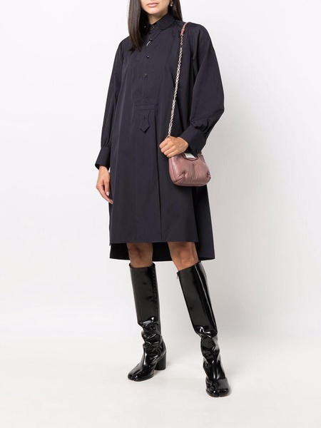 high-low hem shirtdress