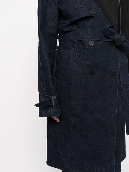 Belinda denim trench coat