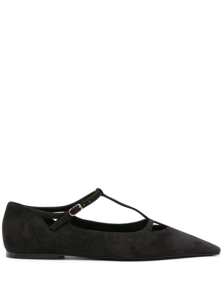 Cyd suede ballerina shoes