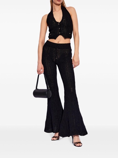 Garonna crochet flared trousers