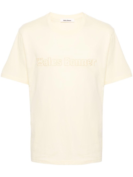 Yellow Logo-Appliqué T-Shirt