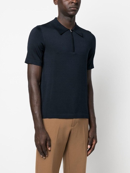 Pablo zip-up polo shirt