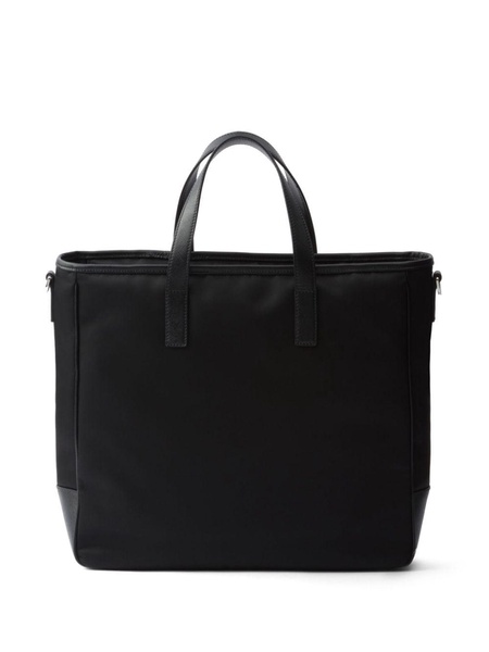 Re-Nylon logo tote bag