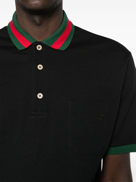 Logo-Embroidered Stretch-Cotton Piqué Polo Shirt