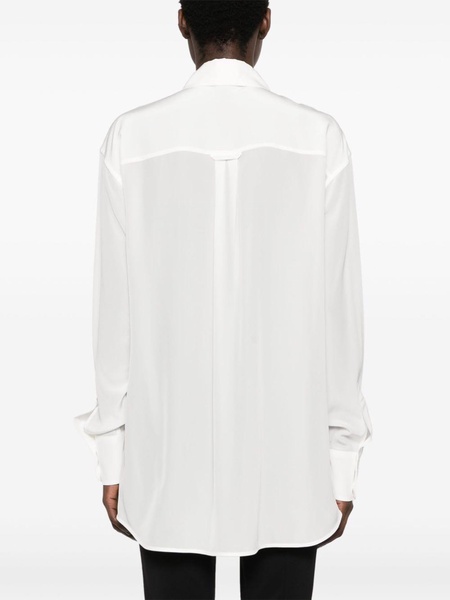 crepe de chine silk shirt