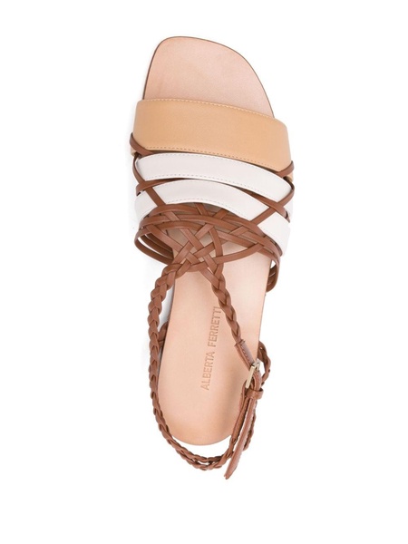 braided-strap flat sandals