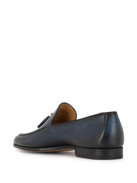 tasselled leather loafers