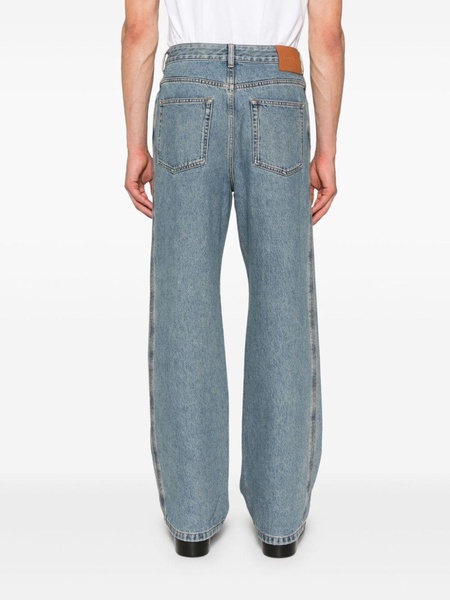 Anagram mid-rise baggy jeans 