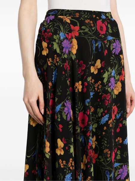 Juno floral-print maxi skirt